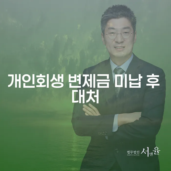 개인회생 변제금 미납 후 대처, 어떻게 해야 할까요?