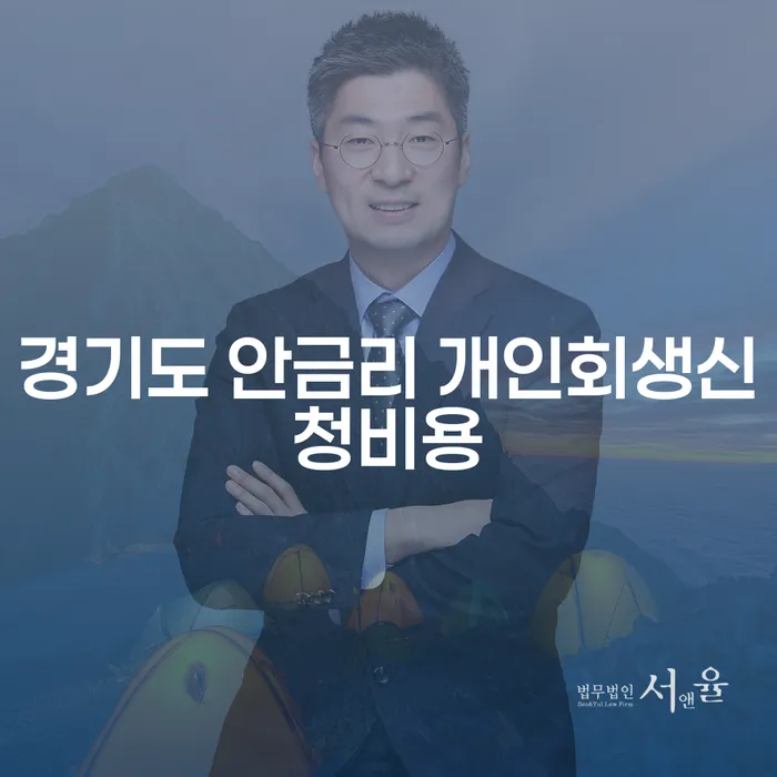 경기도 안금리에서 개인회생을 신청하려면 얼마나 드나요?