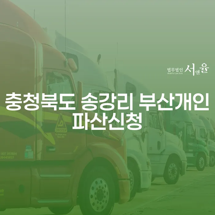 부산에서 개인파산을 신청하는 방법: 충청북도 송강리 사례 분석